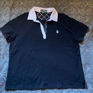 Ralph Lauren Active Black and White Golf Polo